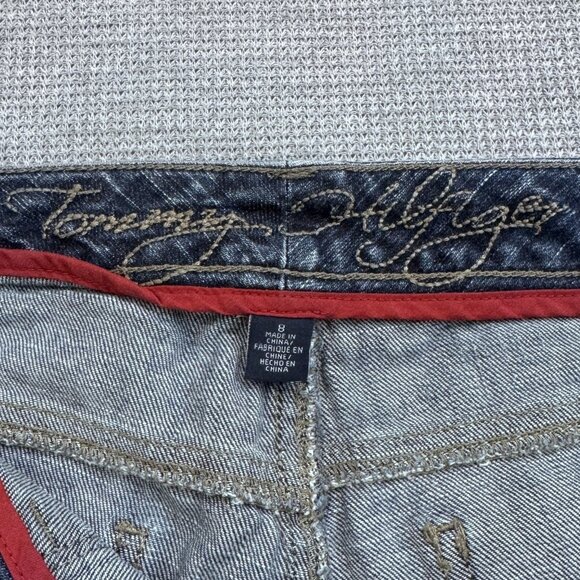 Tommy Hilfiger Womens Sz 8 Blue Denim Mid Rise American Splendor Trousers Jeans - Picture 6 of 14